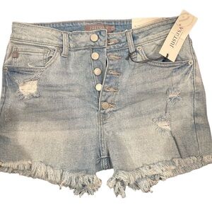 Justus Light Wash Jean Shorts